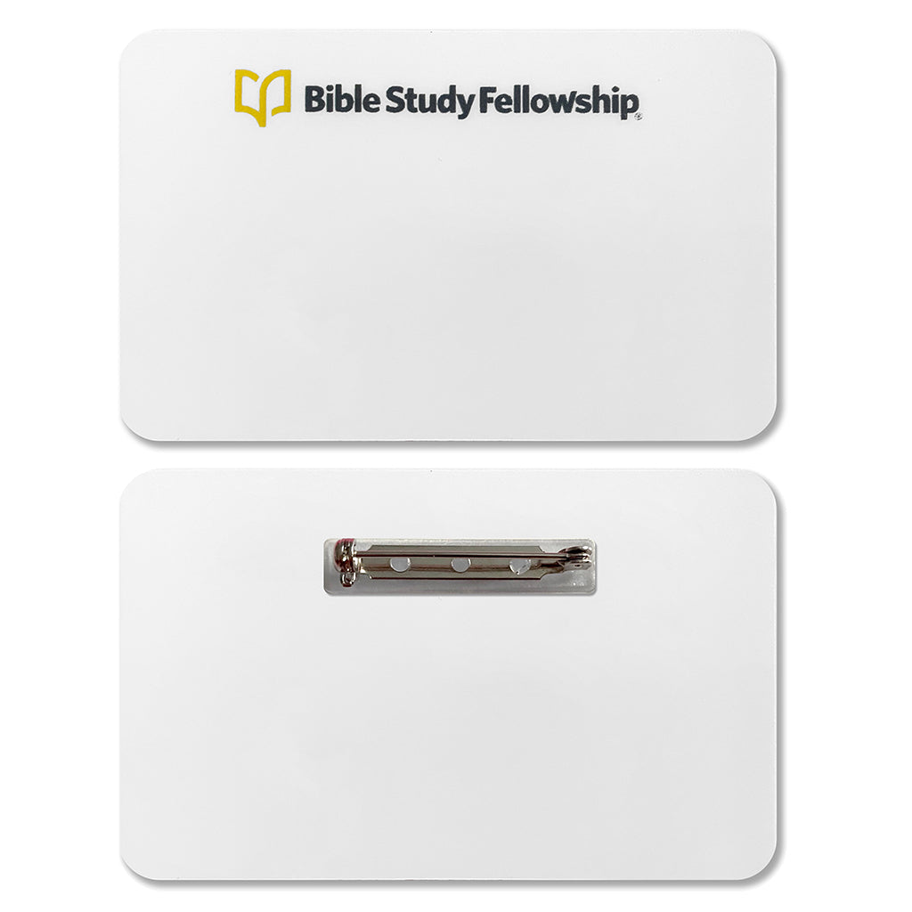 BSF Class Name Badge (Pin Back) - 25/pk