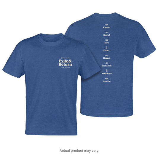 Exile & Return: A Time to Build - Names T-Shirt (English)